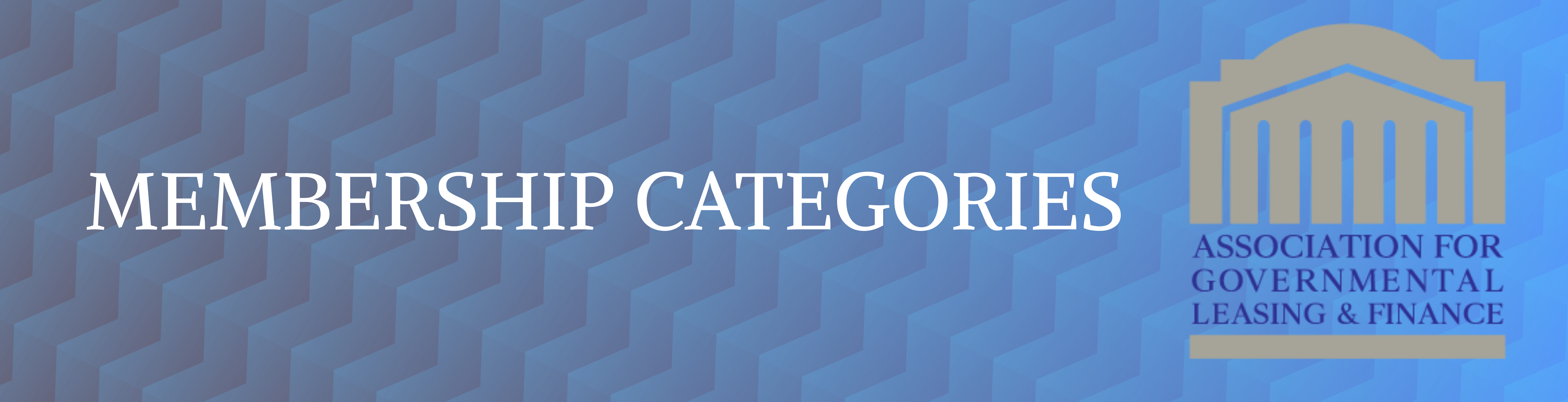 Membership Catagories